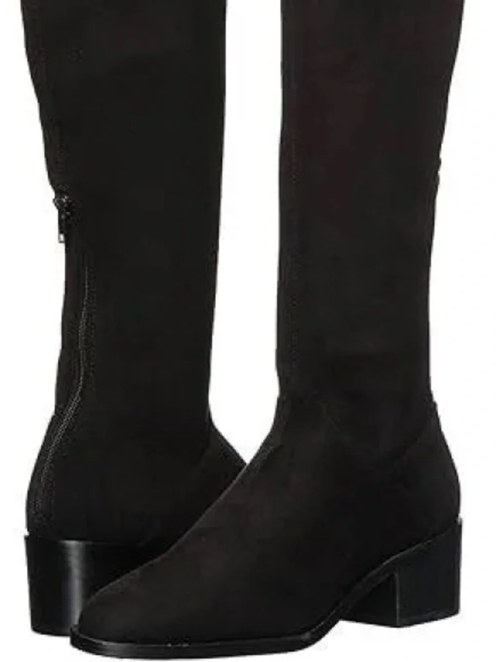 Steve Madden Black Over-the-Knee Suede Boots
